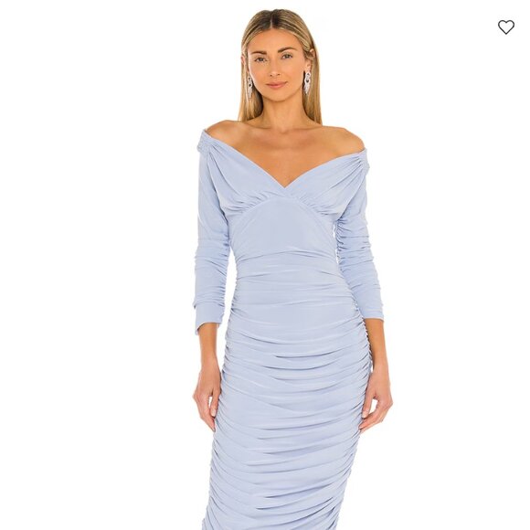 Norma Kamali x REVOLVE Tara Dress - Blue - Picture 1 of 7